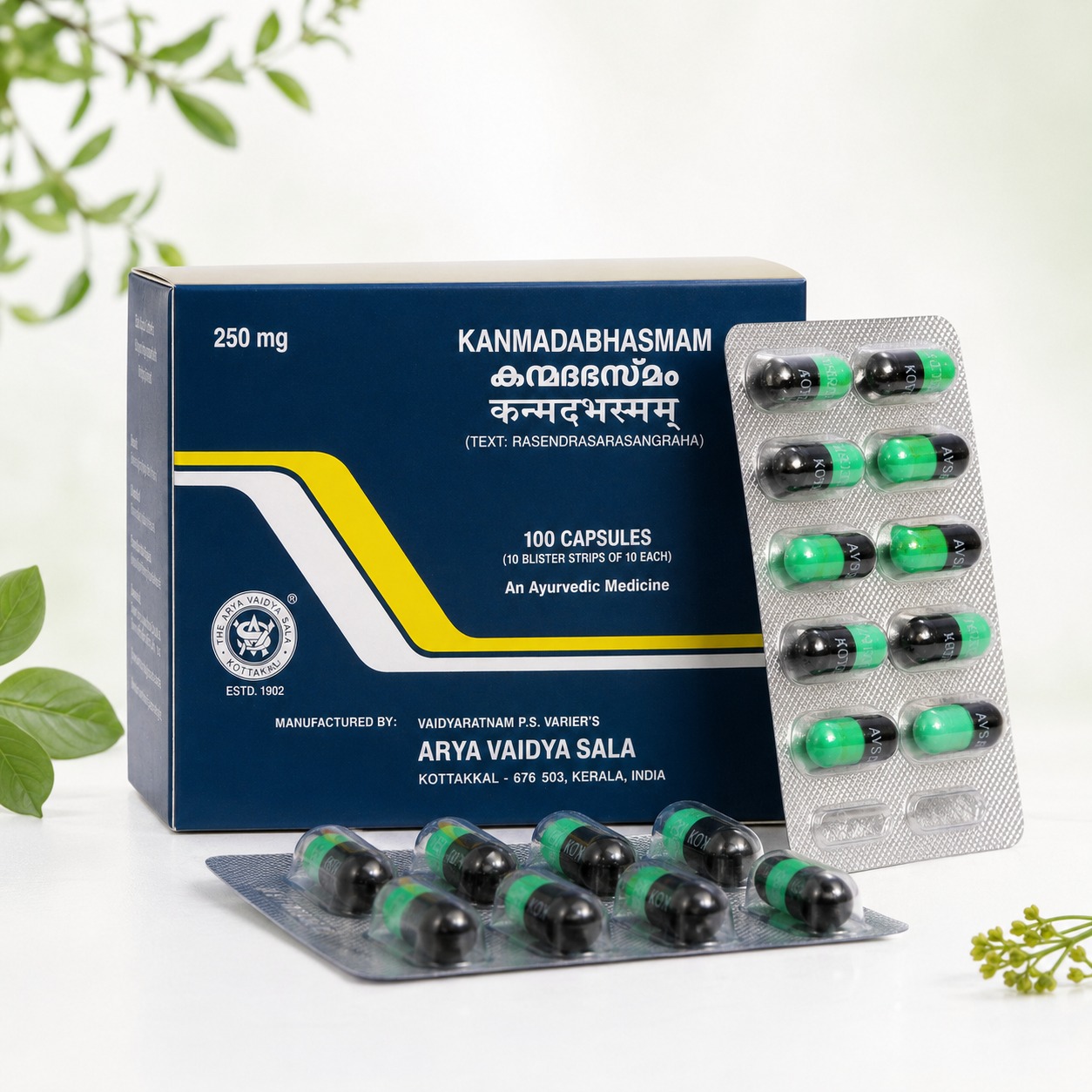 Bhasmam Capsules - Convenient Ayurvedic Supplements